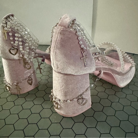 Sugar Thrillz Holy Revelation Low Platform Heels - Picture 6 of 12